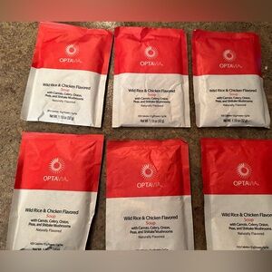 Optavia wild rice chicken flavored soup mix 6 packets